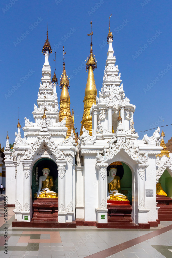 Buildings in Shwedagon Pagoda.