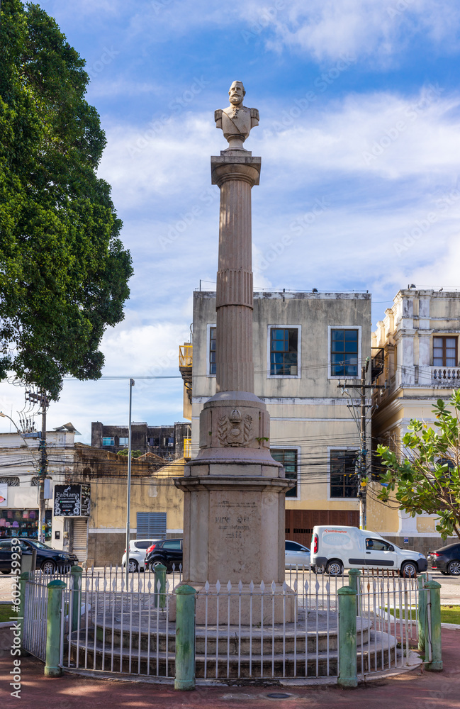Monument in honor of Dom Pedro II Square