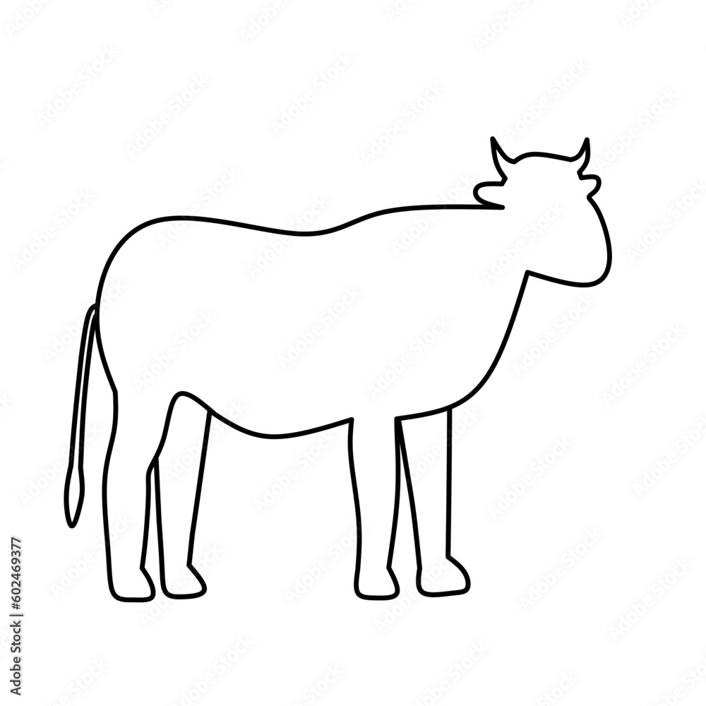 Cow Lineart