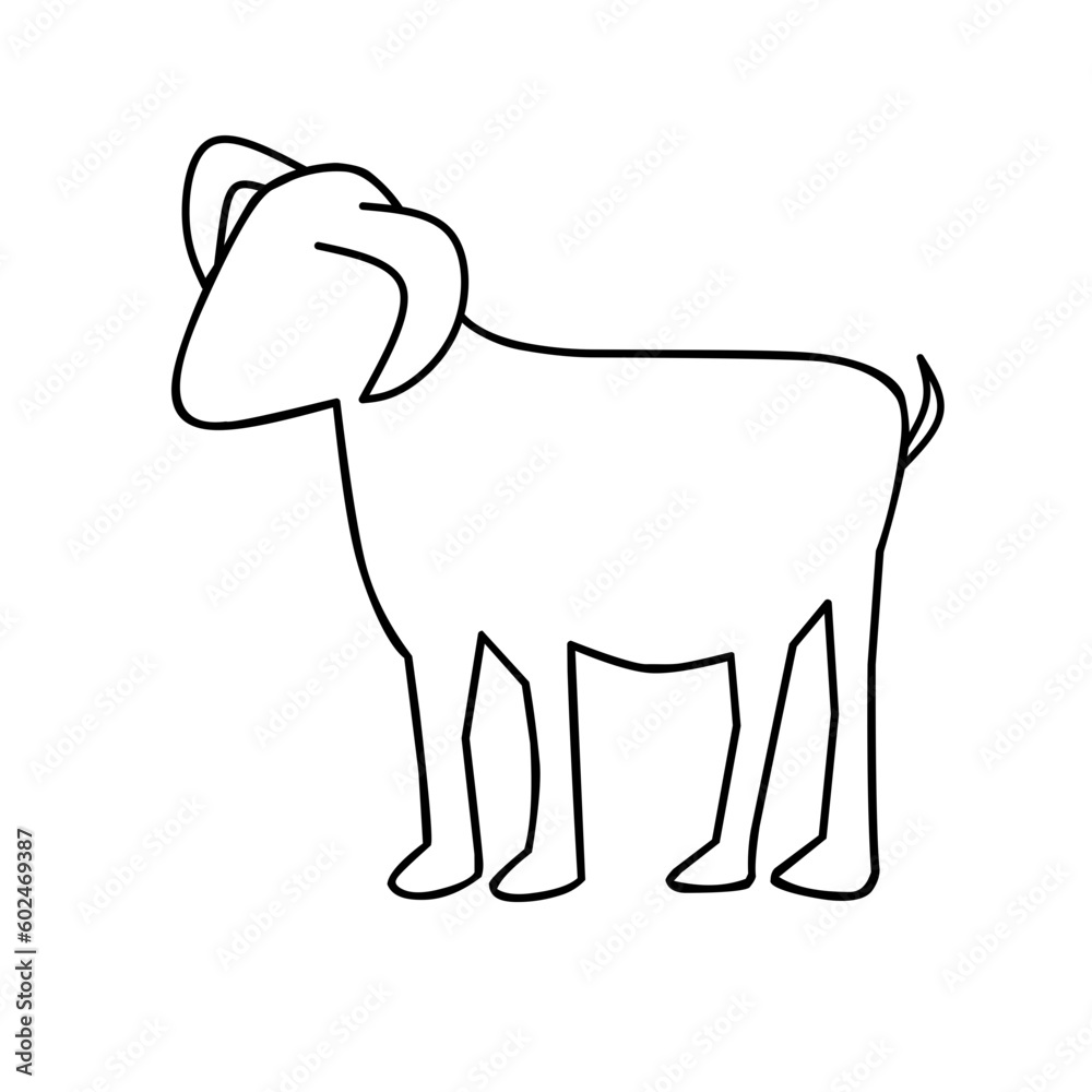 Sheep Lineart