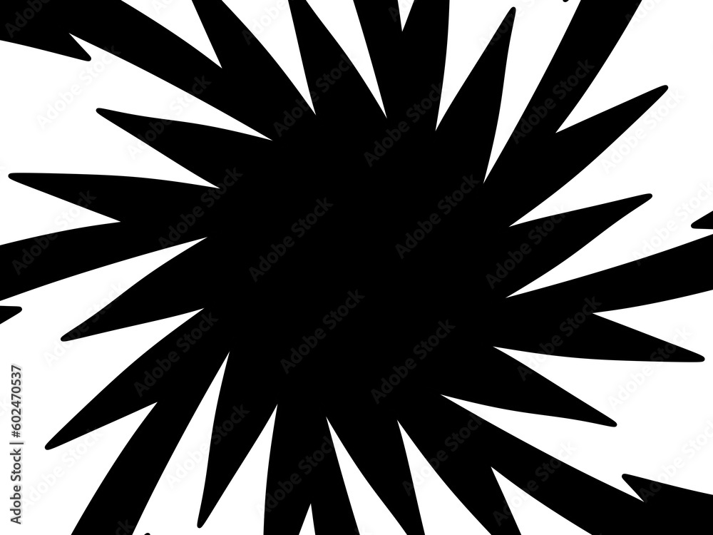 radial star icon. simple illustration of sun burst pattern for web design