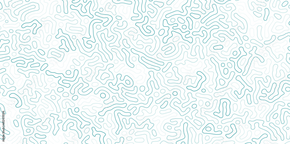 Trendy turing pattern, biology doodle art. Vector illustrator
