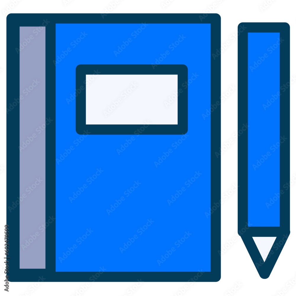 The book icon is a classic symbol for knowledge, education, and learning, widely used for academic or book-related websites and apps.