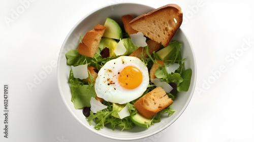 salad with eggs and vegetables