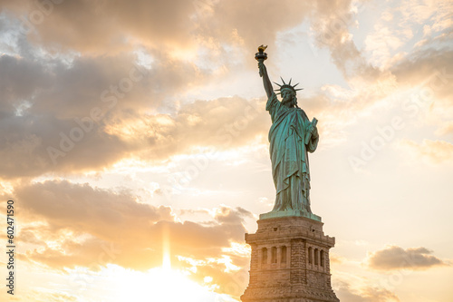 Statue of Liberty  New York Sunset  2 