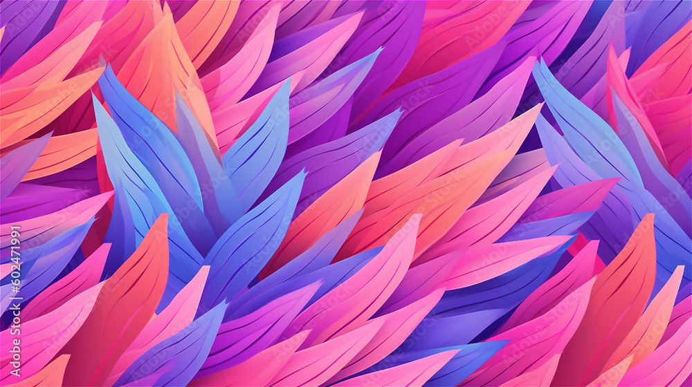 Generative AI, A vibrant abstract pattern in shades of pink and purple