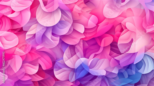 Generative AI, A vibrant abstract pattern in shades of pink and purple