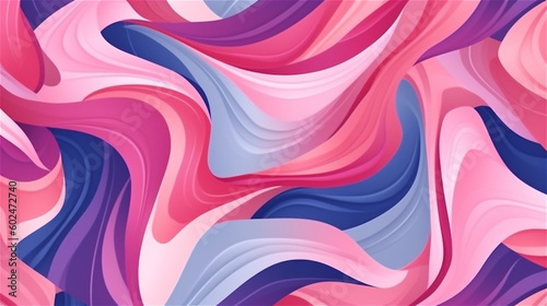 Generative AI, Pretty in Pink - Abstract Pattern for Fashion and Beauty