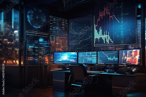 background with technologic...