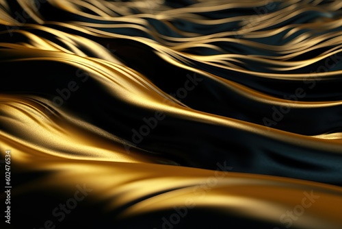 abstract black swirling background, generative ai