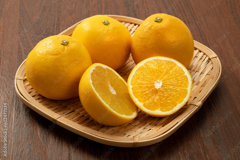 柑橘類のフルーツ、美生柑