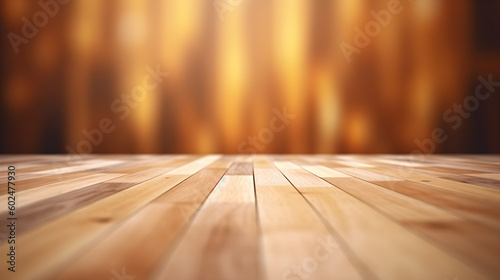 background cenary table wooden IA 