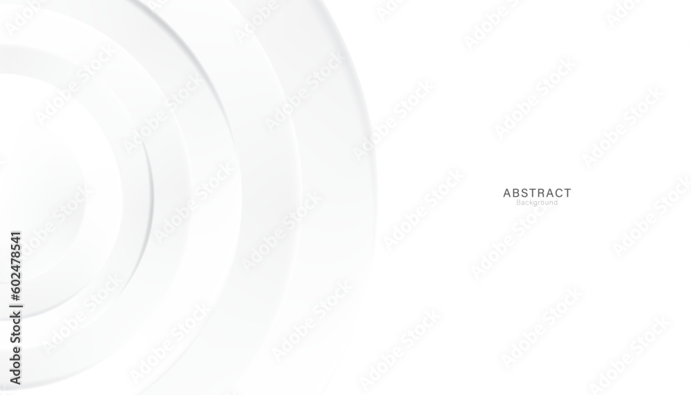 Fototapeta premium white abstract papercut minimalist background
