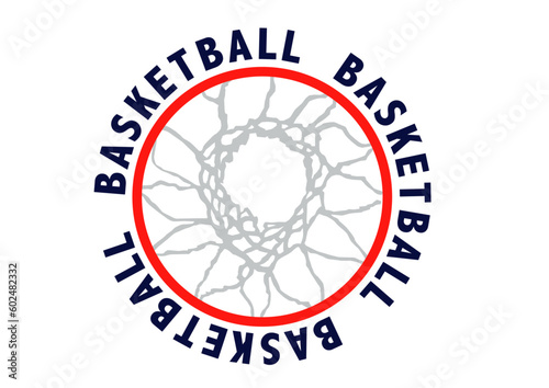 BASKETBALL RING LOGO