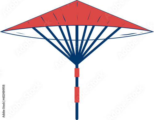 Umbrella Flat Vector