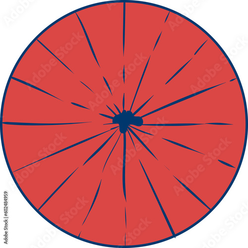 Umbrella Flat Vector