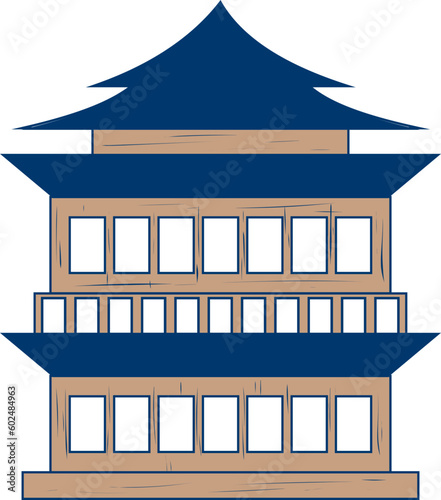Castle Flat Vector