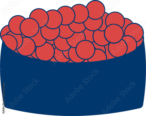 Sushi Flat Vector