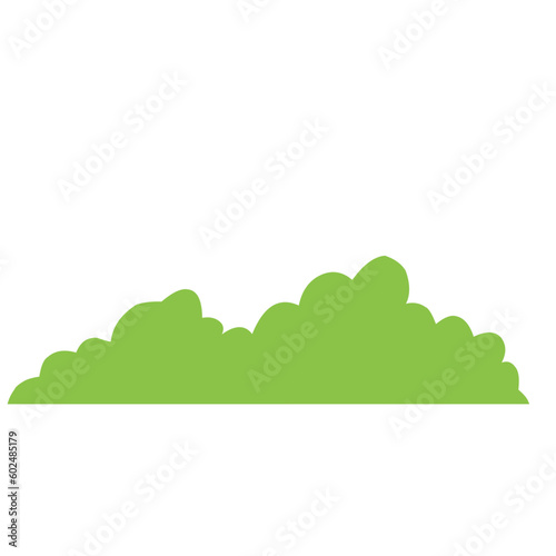 Green bush illustration