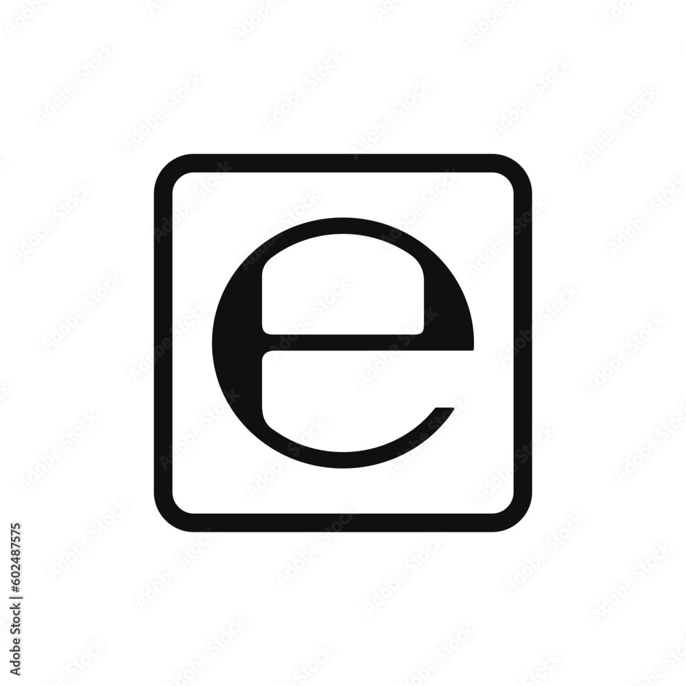 Estimated mark icon isolated on white background Estimated mark icon isolated on white background