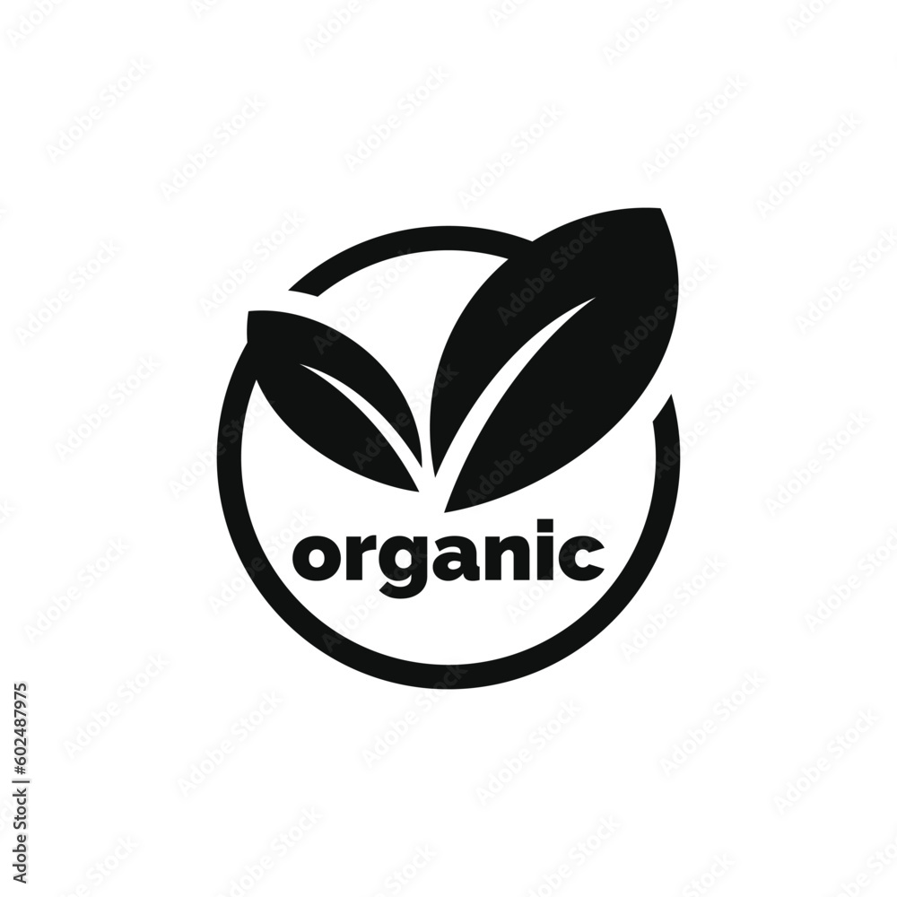 Fototapeta premium Organic icon isolated on white background