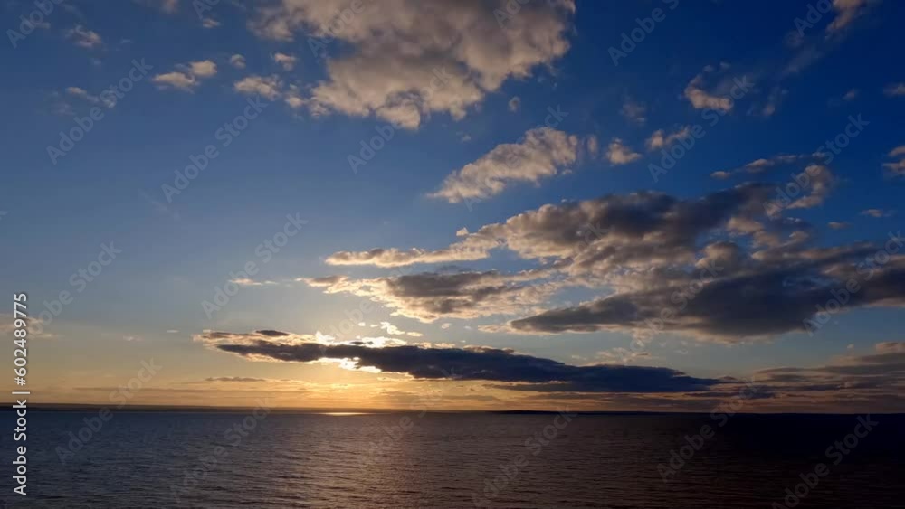 Beautiful colorful sunset in time lapse mode. Beautiful colorful sunset in time lapse mode.