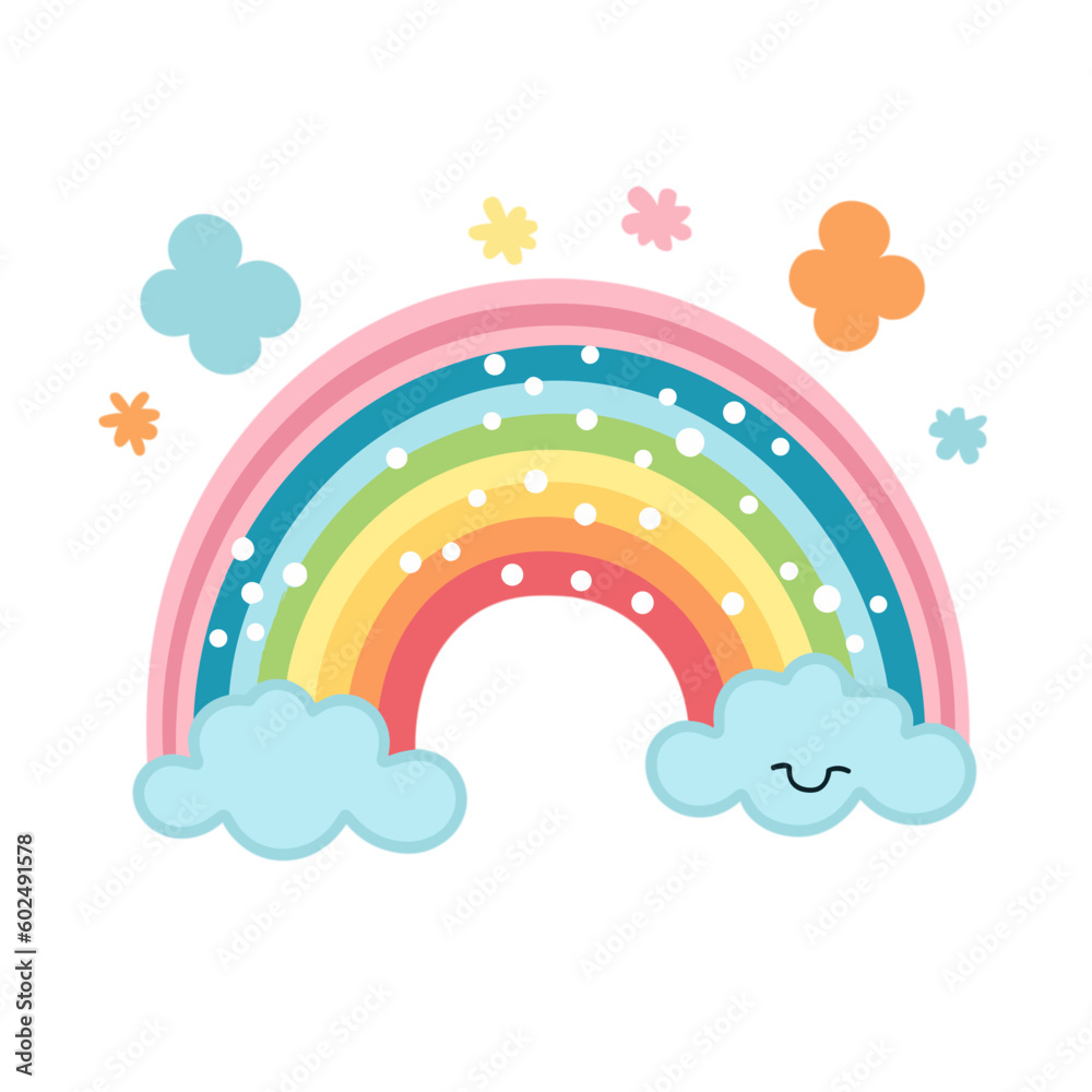 rainbow and clouds in the sky set 3 rainbow and clouds in the sky set 3