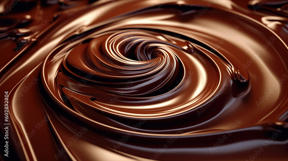 Chocolate background. Melted chocolate surface. Chocolate surface. Generative Ai Chocolate background. Melted chocolate surface. Chocolate surface. Generative Ai