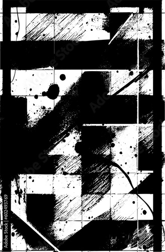 Wallpaper Mural Grunge background black and white vector Torontodigital.ca
