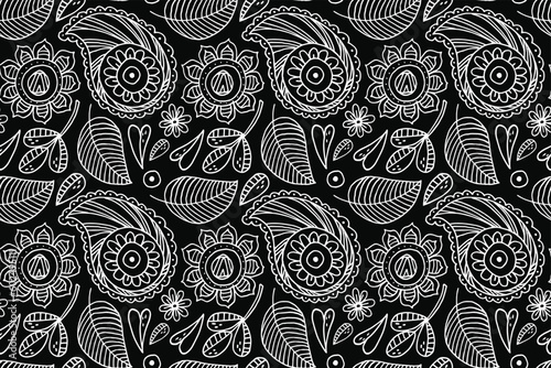 Cute paisely pattern background for design elements