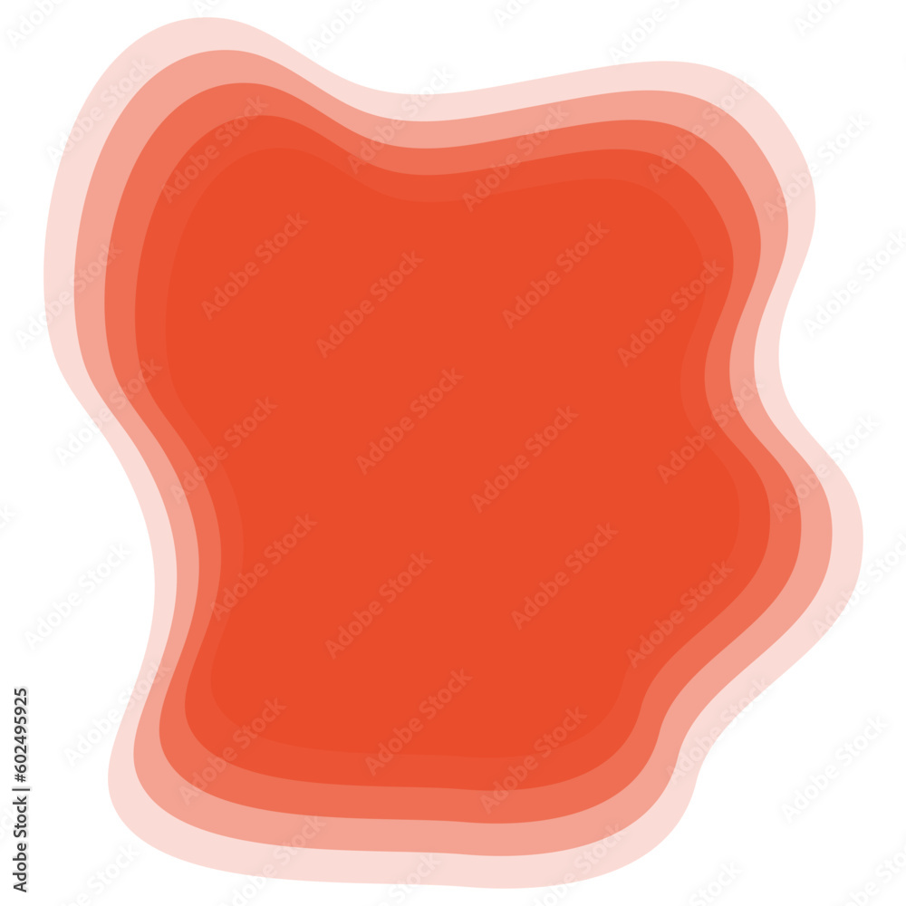 Blur Multi Layers Irregular Freeform Organic Shape Blur Multi Layers Irregular Freeform Organic Shape