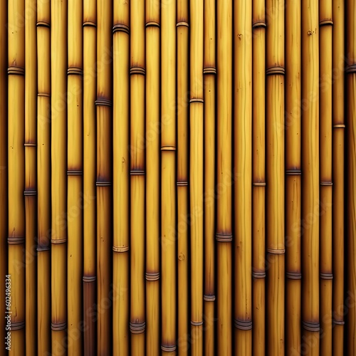 bamboo wall background. 3d illustration. Can be used as background