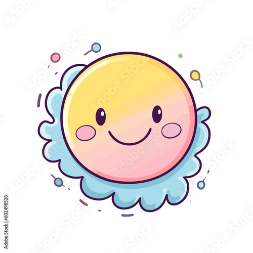 pastel smiley smiling face type 8