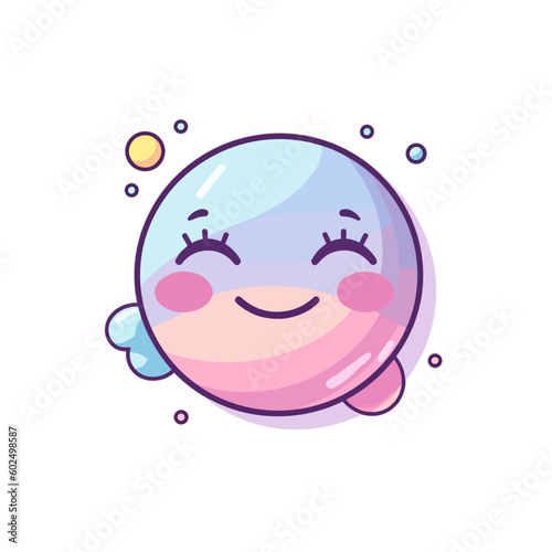 pastel smiley smiling face type 3