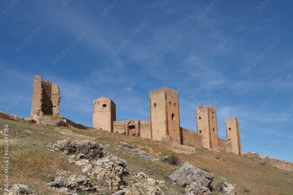 castle of molina de aragon in the spanish province of guadalajara