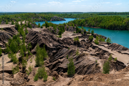 Кондуки, Романцевские горы. Ушаковские угольные карьеры.