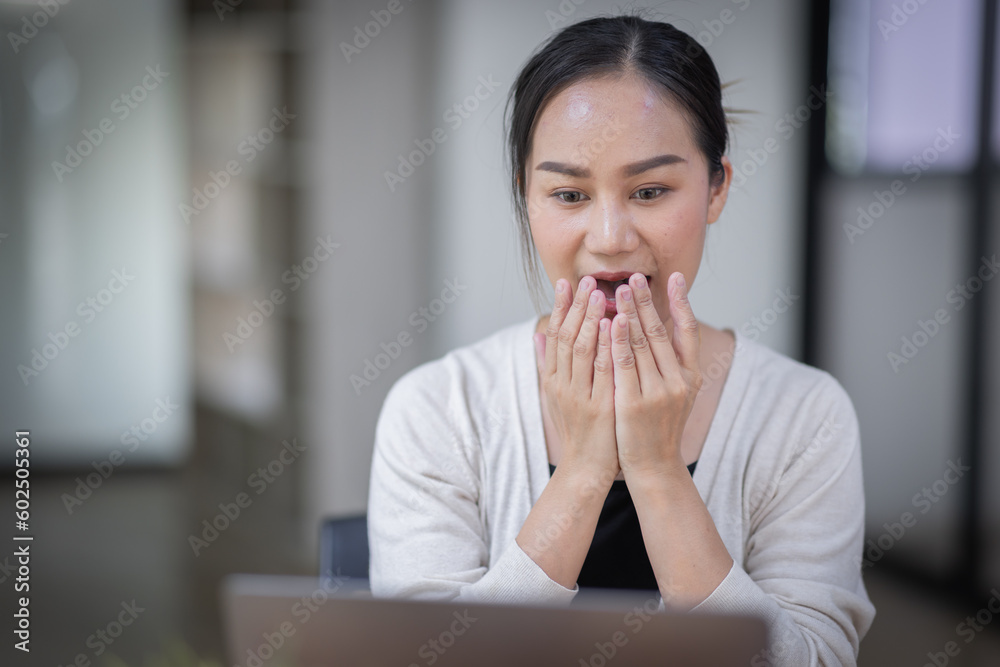Happy excited successful business asian woman triumphing in office, Portrait of a cheerful Asian businesswoman sitting at the table in office,
Happy excited successful business asian woman triumphing in office, Portrait of a cheerful Asian businesswoman sitting at the table in office,