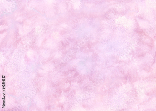 ふわふわとフェザーのような柔らかく軽い質感の壁紙　ピンク