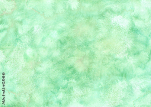 ふわふわとフェザーのような柔らかく軽い質感の壁紙　グリーン