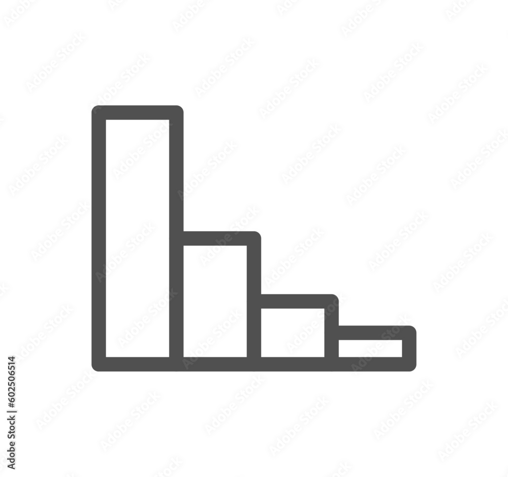 Success and growth related icon outline and linear vector.