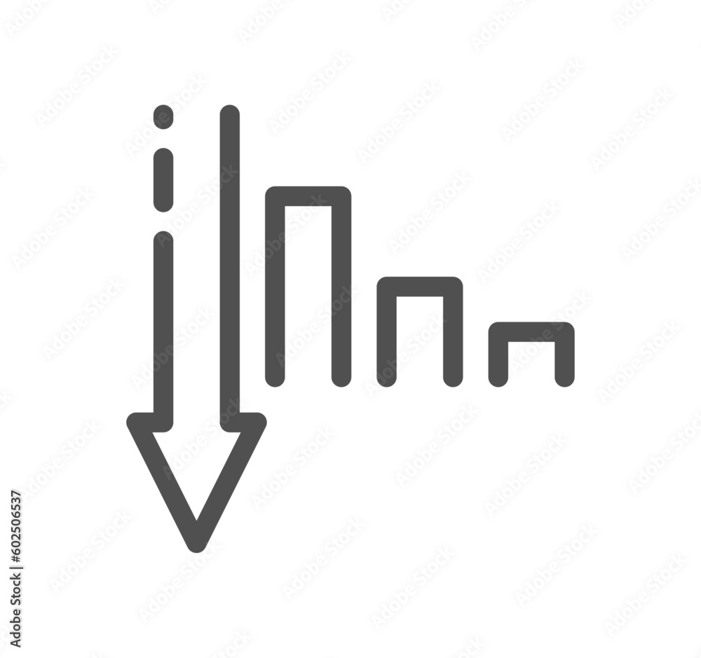 Success and growth related icon outline and linear vector. Success and growth related icon outline and linear vector.