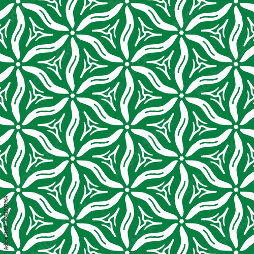 Green modern abstract pattern for clothing, fabric, background, wallpaper, wrap, batik