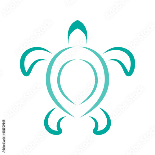 Turtle logo icon design