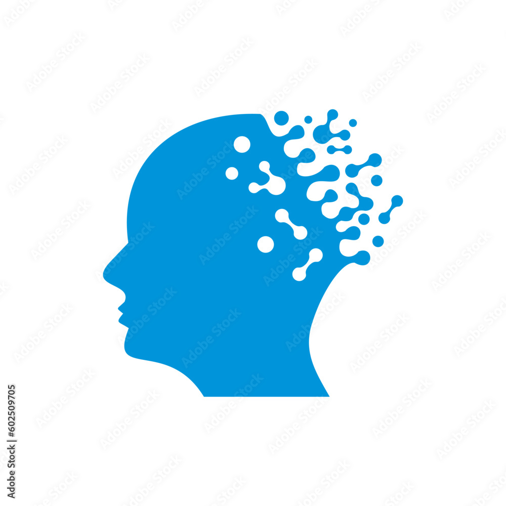 Artificial intelligence icon human ai Artificial intelligence icon human ai