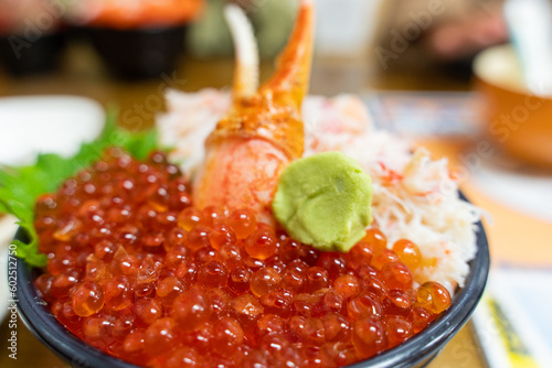 Tapety artystyczne いくら かに 海鮮丼 小樽 