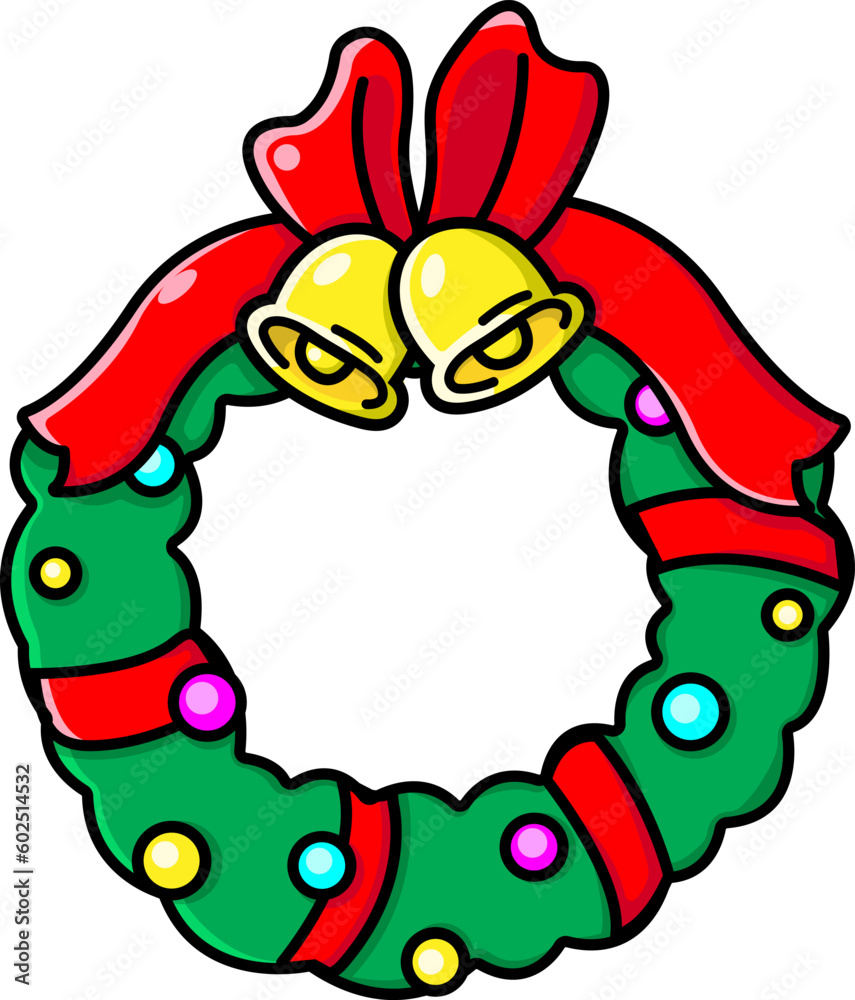 Obraz premium Christmas Mistletoe Illustration