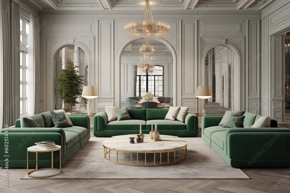 Close-Up Details of a Luxurious 3D Rendered Living Room, Revealing Contemporary Design and Sunlit Spaces with a Warm Ambiance