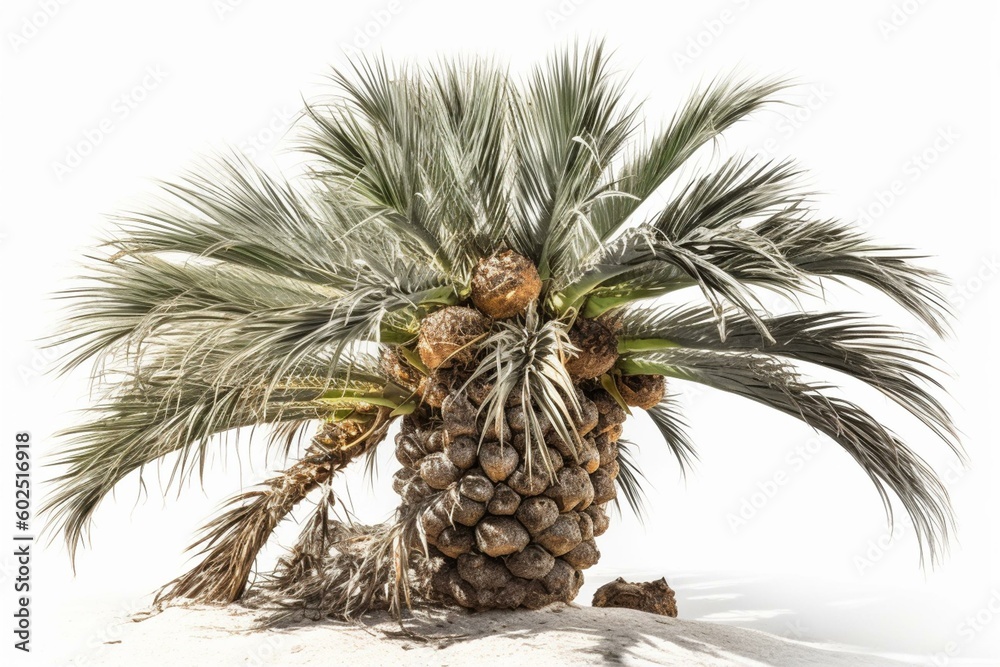 Isolated Sylvester Wild Date Palm From India On A White Background ...