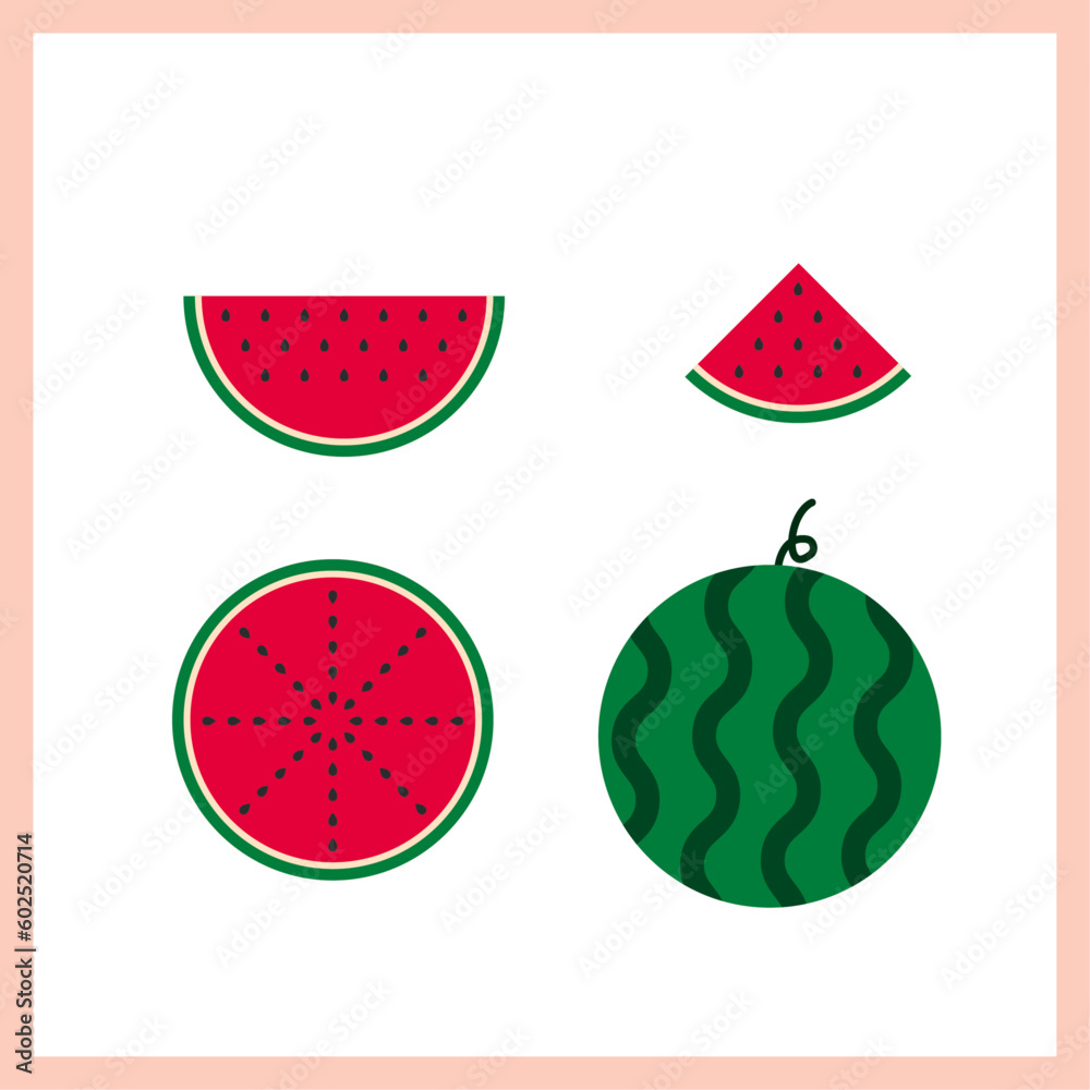A set of watermelon A set of watermelon