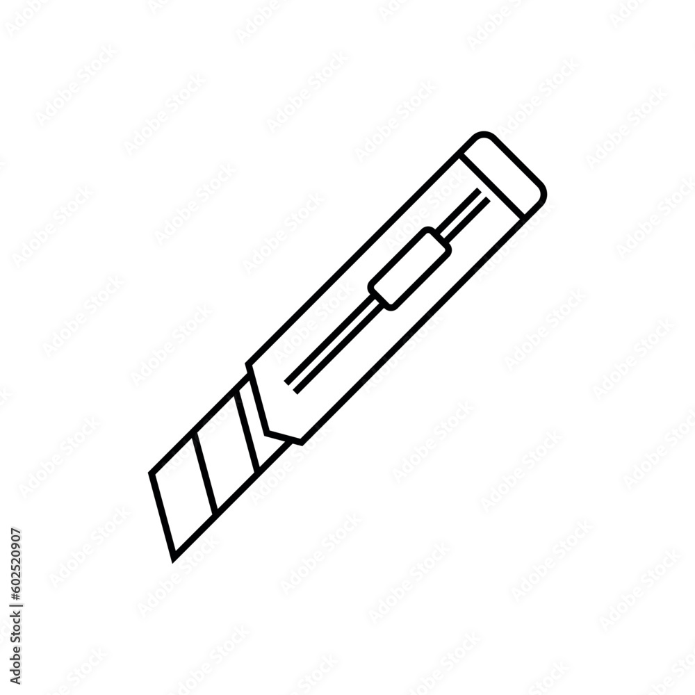 Simple Trendy Cutter Icon Vector Template Simple Trendy Cutter Icon Vector Template